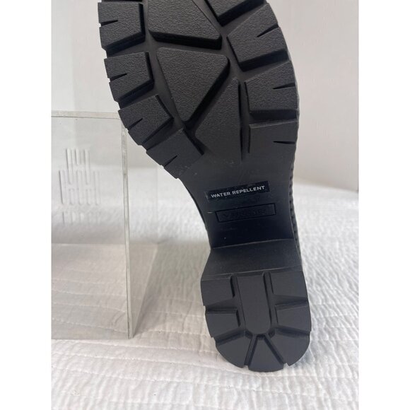 Vince Henderson Weatherproof Suede Chelsea Chunky Ankle Boot Black SZ 9.5M NEW - Picture 11 of 15